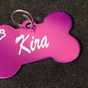 Medaglietta cane/gatto, personalizzata al laser con nome e recapito